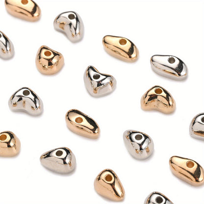 600pcs CCB Plastic Beads Mixed Irregular Shape Spacer Loose Beads