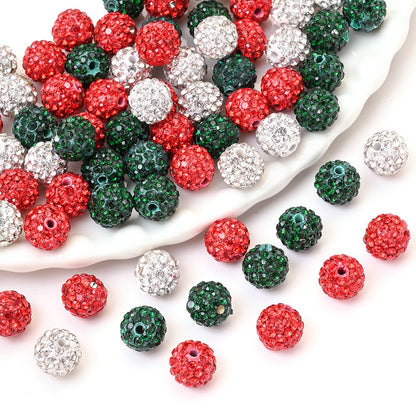 Christmas Resin Ball Beads