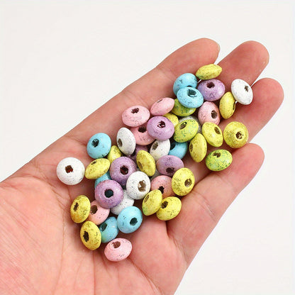 Sequined Abacus Wooden Beads
