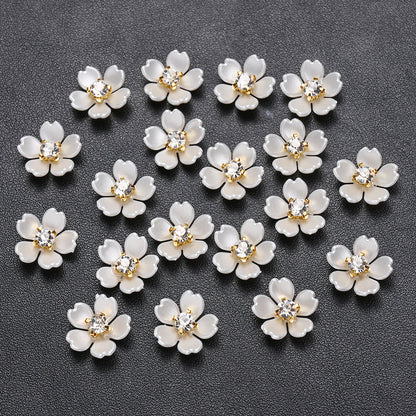Acrylic Rhinestone Flower Patches