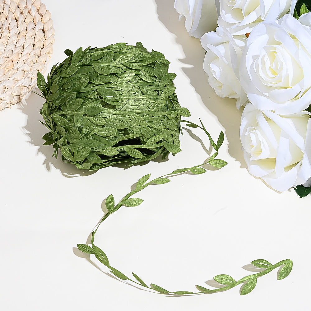 Silk Leaf Artificial Green Garland