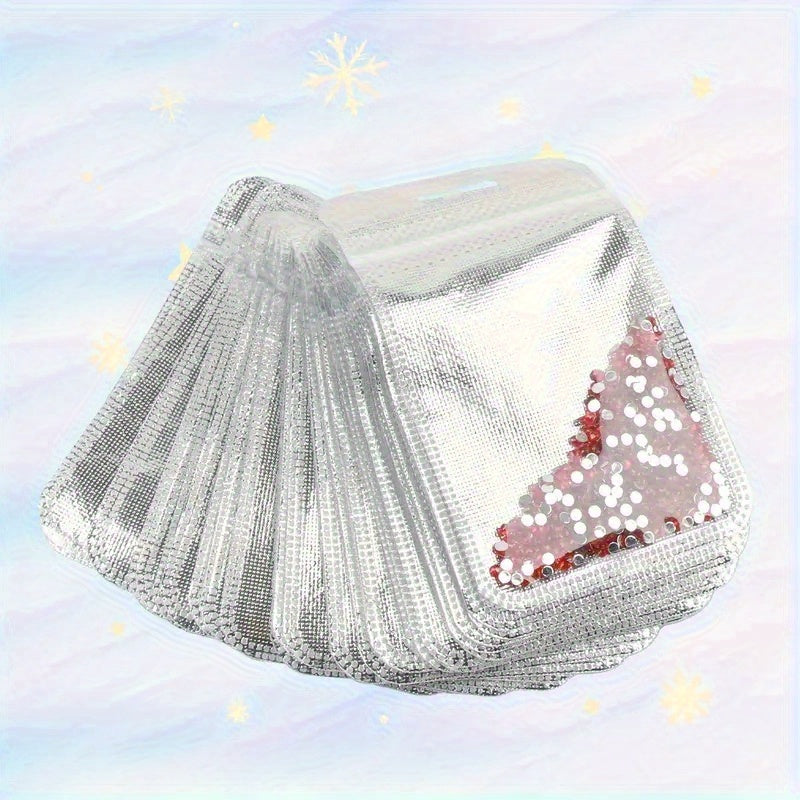 8.5x13 cm Silver Ziplock Jewelry Storage Bags