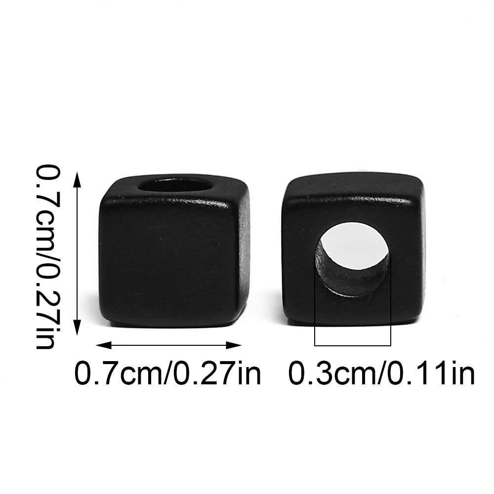 Square Acrylic Beads