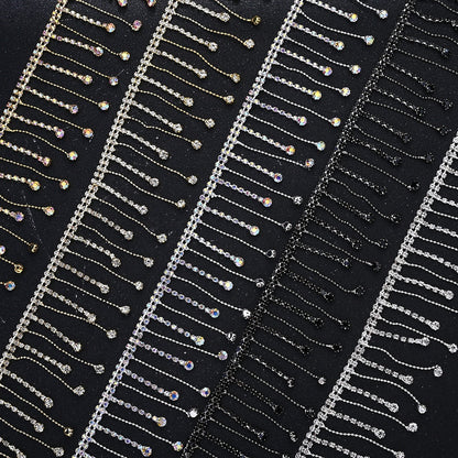 Rhinestone Tassel Chain