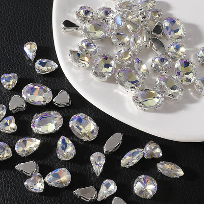 Glass Claw Rhinestones Patches