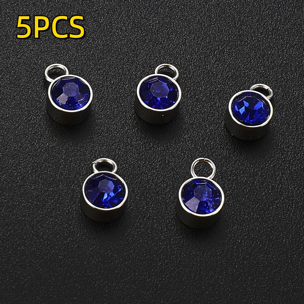Birthstone Alloy Pendants