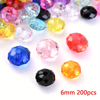 Acrylic Flat Spacer Beads