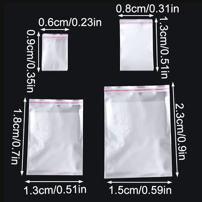Transparent OPP Jewelry Storage Bags
