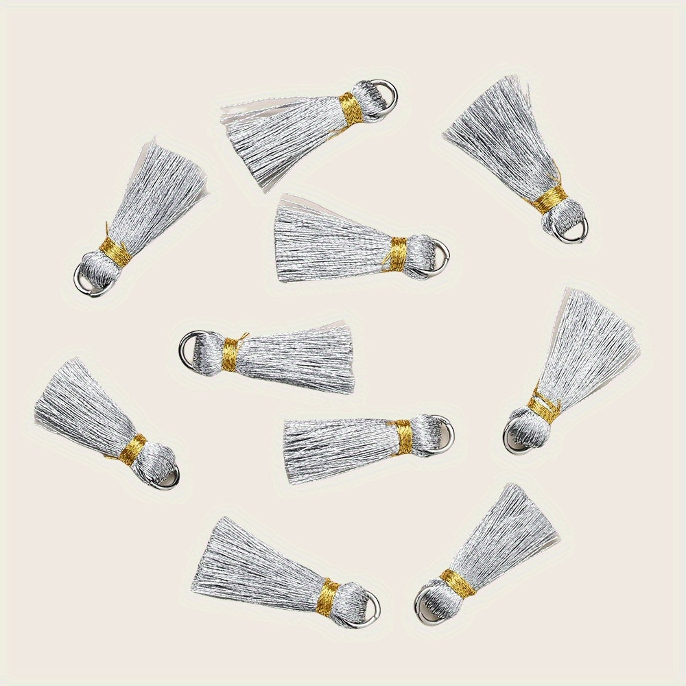 Golden Silver Tassels
