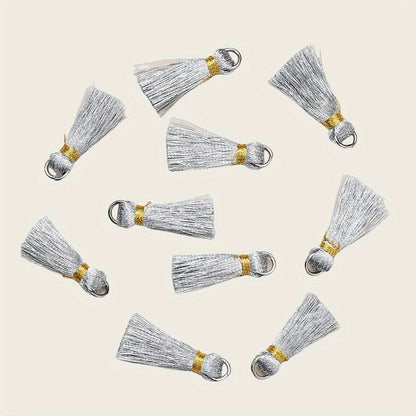 Golden Silver Tassels