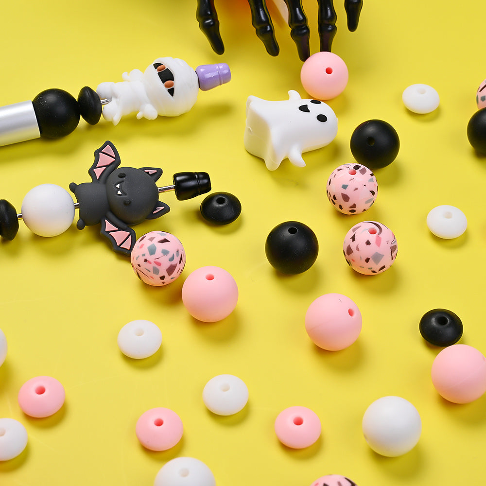 Halloween 3D Silicone Bead Set