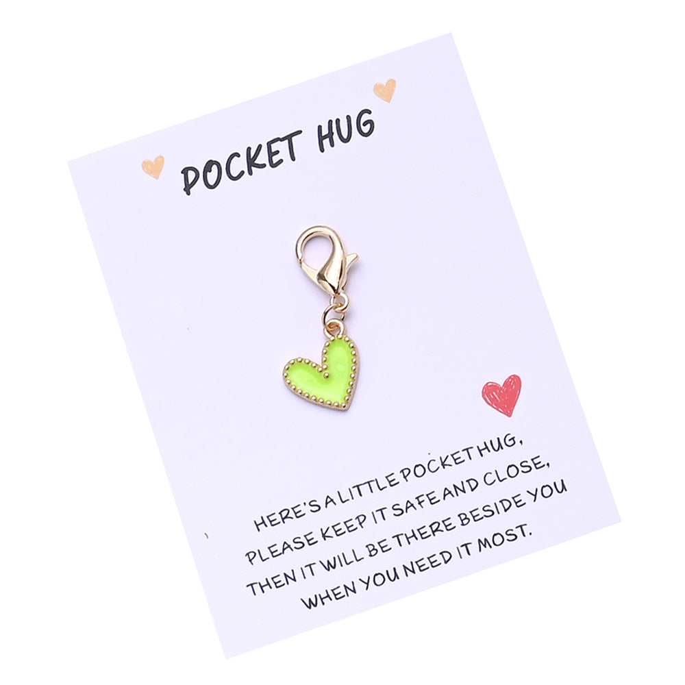 Heart Keychain with Thank You Card
