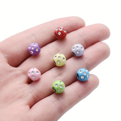 100PCS 8mm Acrylic Bead Set
