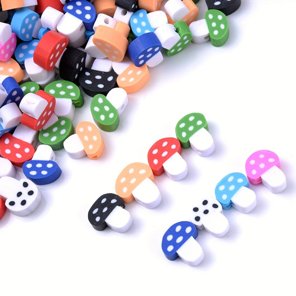 30PCS 9–10mm Multicolor Soft Clay Spacer Bead Set