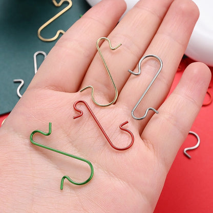 20PCS 30mm Christmas Ornament Hanging Hooks