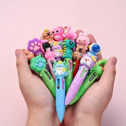 Cartoon Animal Retractable Ballpoint Pens