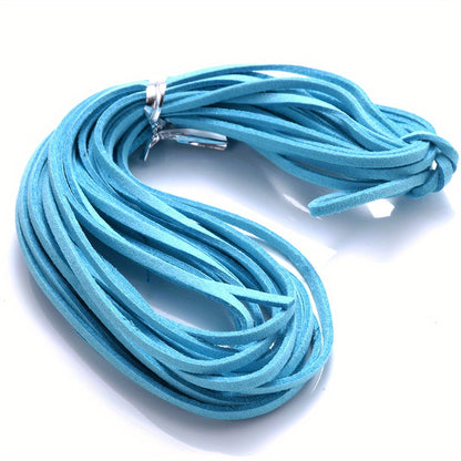 5m 2.5mm Flat Korean Velvet Cord for Jewelry Making