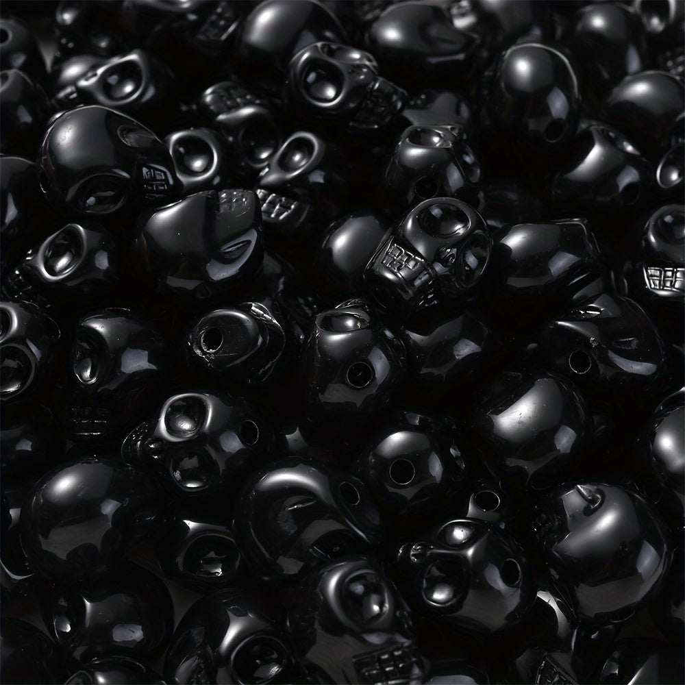 Halloween Skull Acrylic Beads