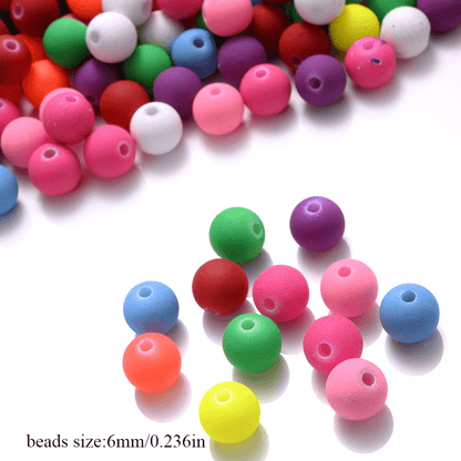 Christmas Acrylic Spacer Beads