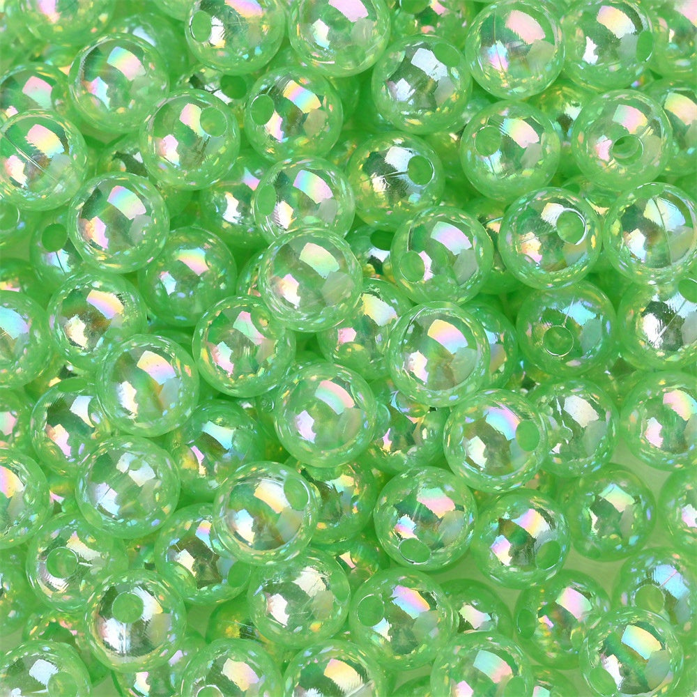 Colorful Clear Acrylic Beads