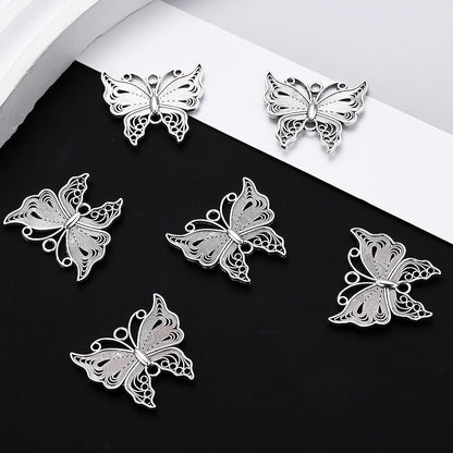 Vintage Butterfly Alloy Charms