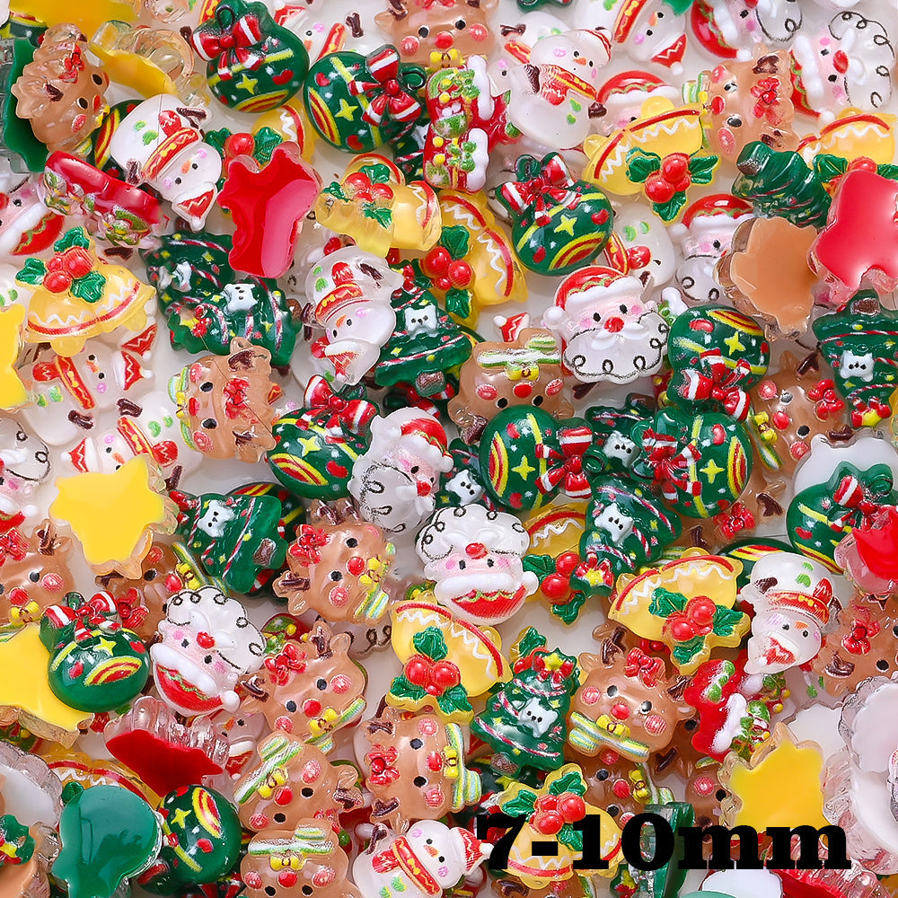 Christmas Resin Flatback Embellishments