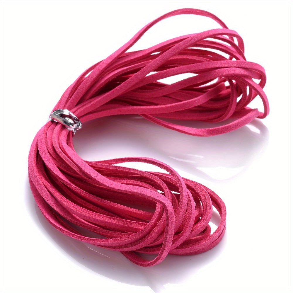5m 2.5mm Flat Korean Velvet Cord for Jewelry Making