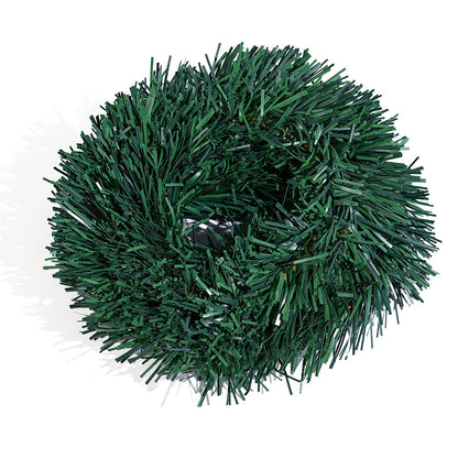 Green Artificial Christmas Grass Rattan