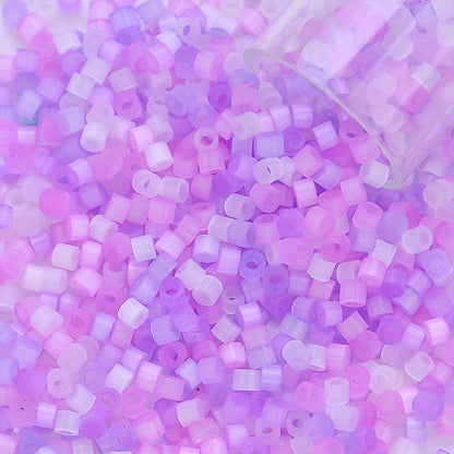 Silk Cat's Eye Glass Beads