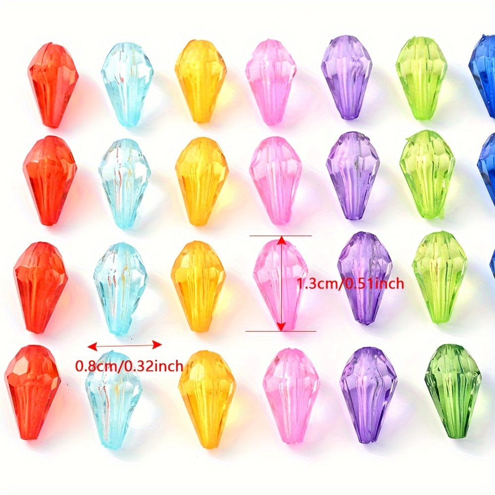 Water Drop Acrylic Beads