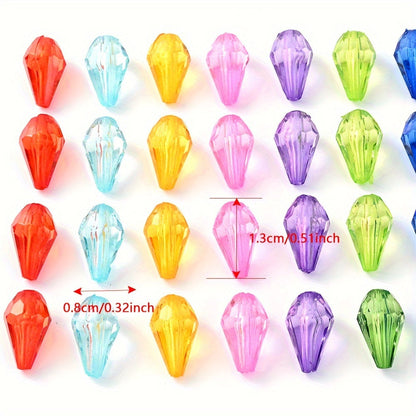Water Drop Acrylic Beads