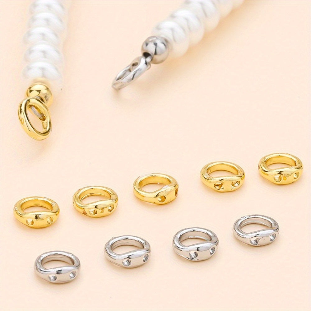 Copper Round Jewelry Clasp Connectors