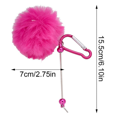 7-Piece 15.5x7 cm Climbing Buckles with Pom-Poms