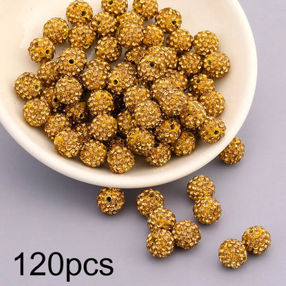 Rhinestone Spacer Beads Set