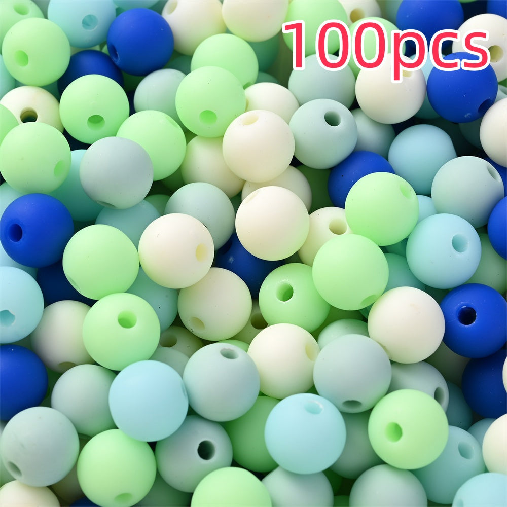 Color Series Matte Round Acrylic Spacer Beads
