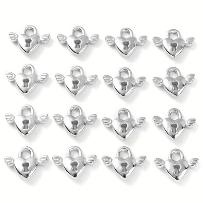 Love Lock Wing CCB Pendants