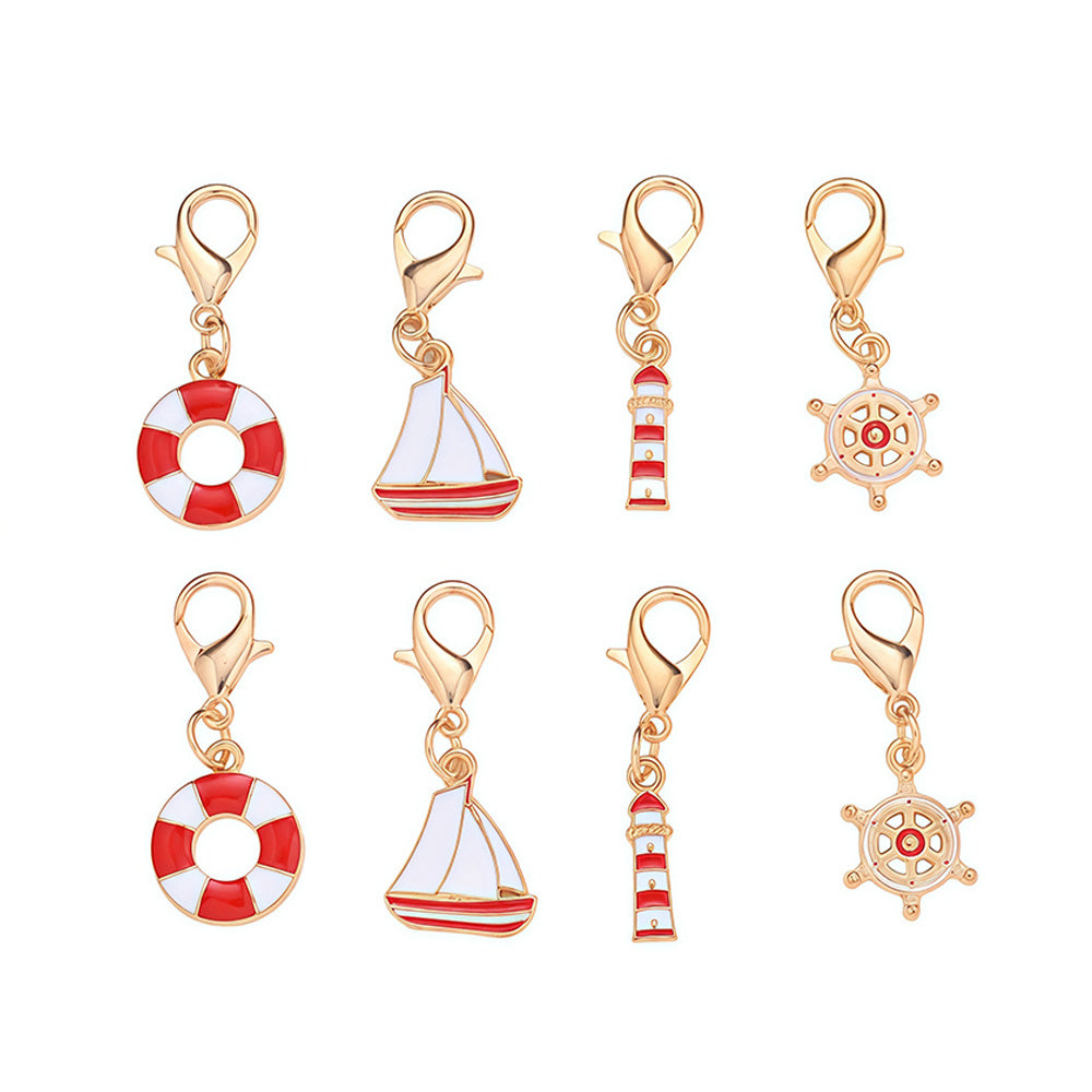 Nautical Enamel Pendant Charms