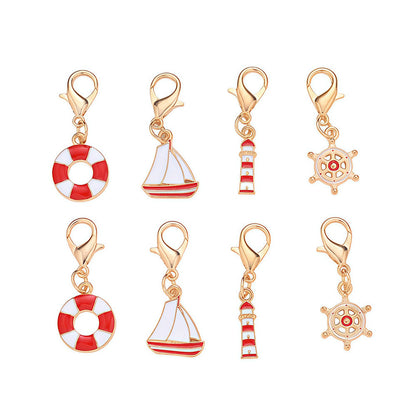 Nautical Enamel Pendant Charms