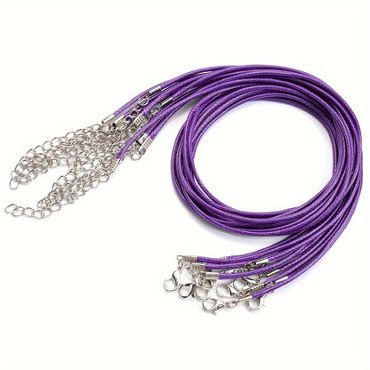 Waxed Leather Necklace Cord