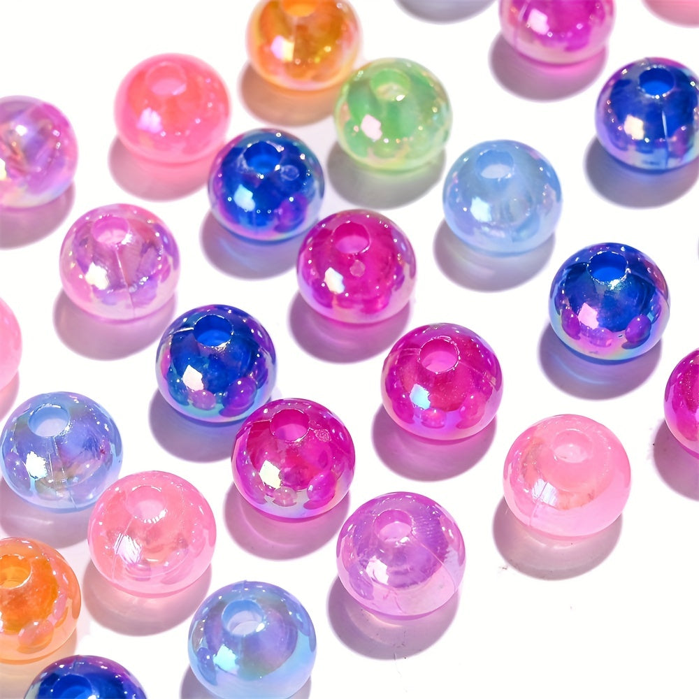 6 mm Colorful Clear Acrylic Beads