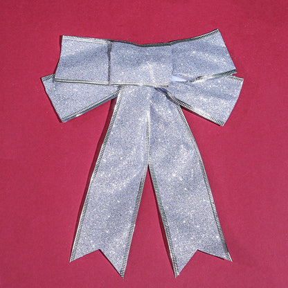 Colorful Glitter Christmas Ribbon Bows