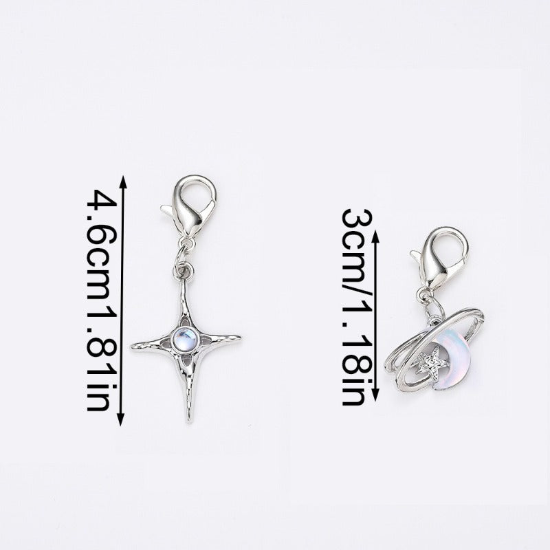 Moon Star Heart Alloy Charms