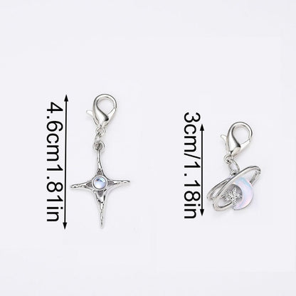 Moon Star Heart Alloy Charms