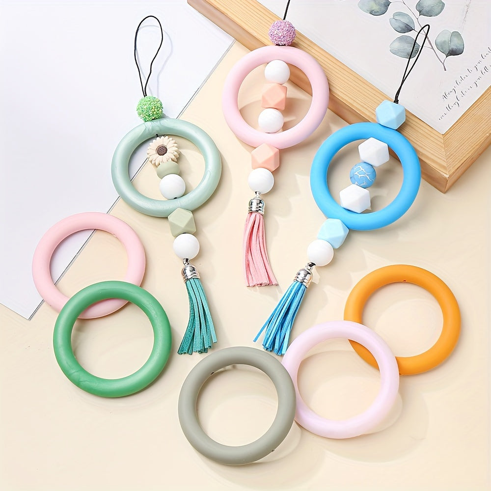 Round Silicone Pendant Rings