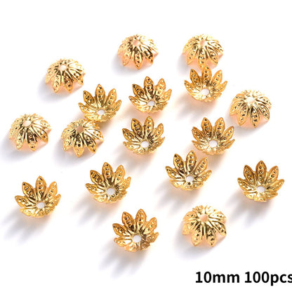 Lotus Metal Bead Caps