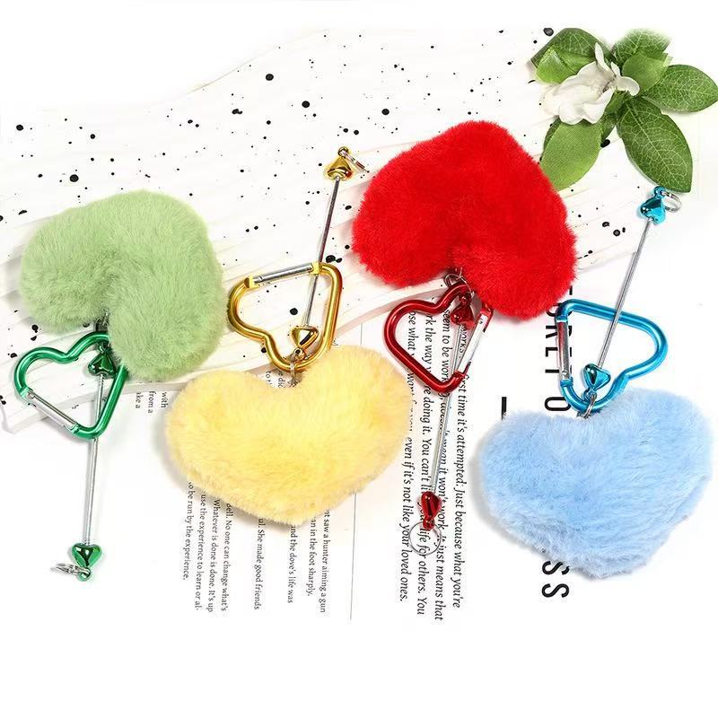 Heart Pom Pom Keychain Making Kit