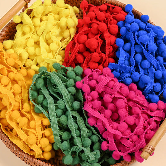 Pom Pom Ball Tassel Lace Trim