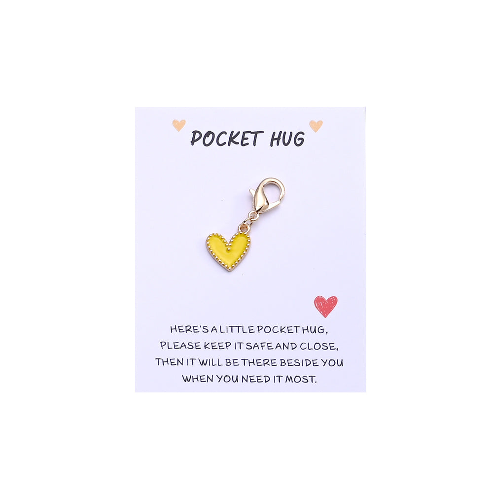 Heart Keychain with Thank You Card