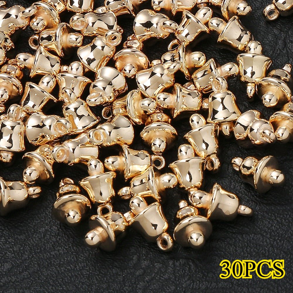 Gold & Silver CCB Plastic Pendants