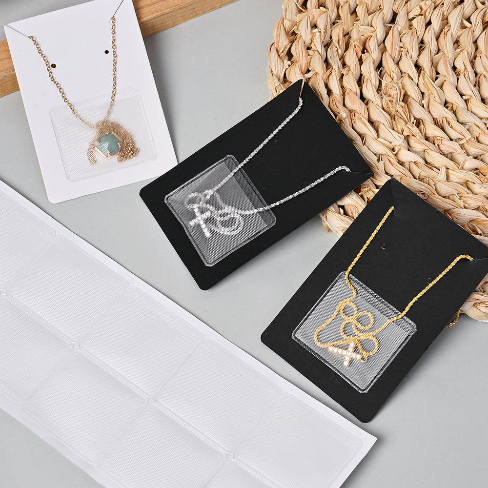 Self-Adhesive Necklace Display Cards